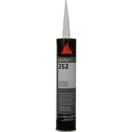 Sika 10 oz 252 White Polyurethane Adhesive, White SI380229